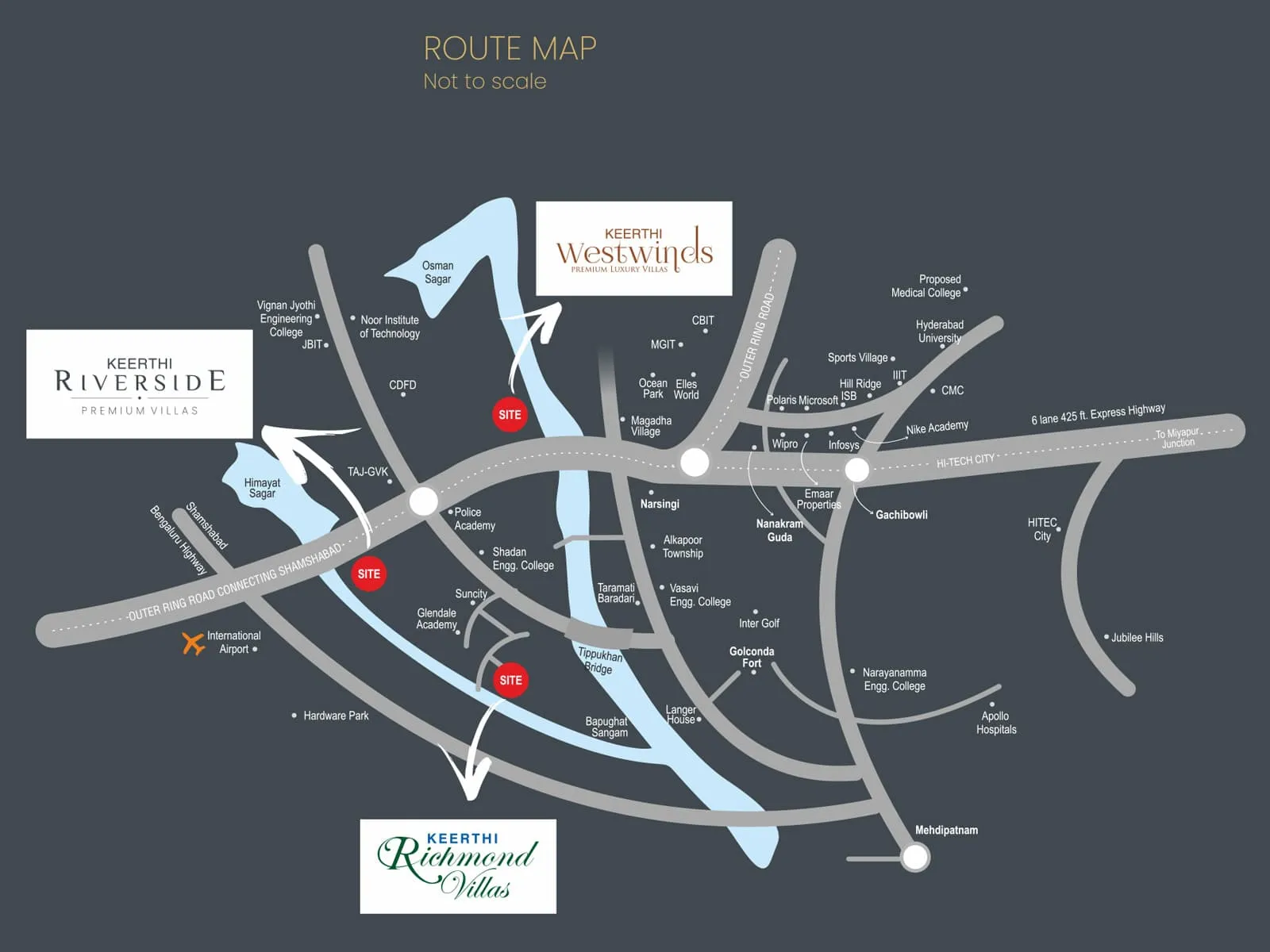 Keerthi's-River-Side-Appa-Junction-Route-Map