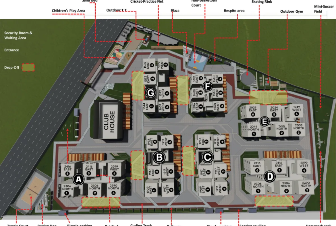 Candeur-Lakescape-Kondapur-Master-Plan