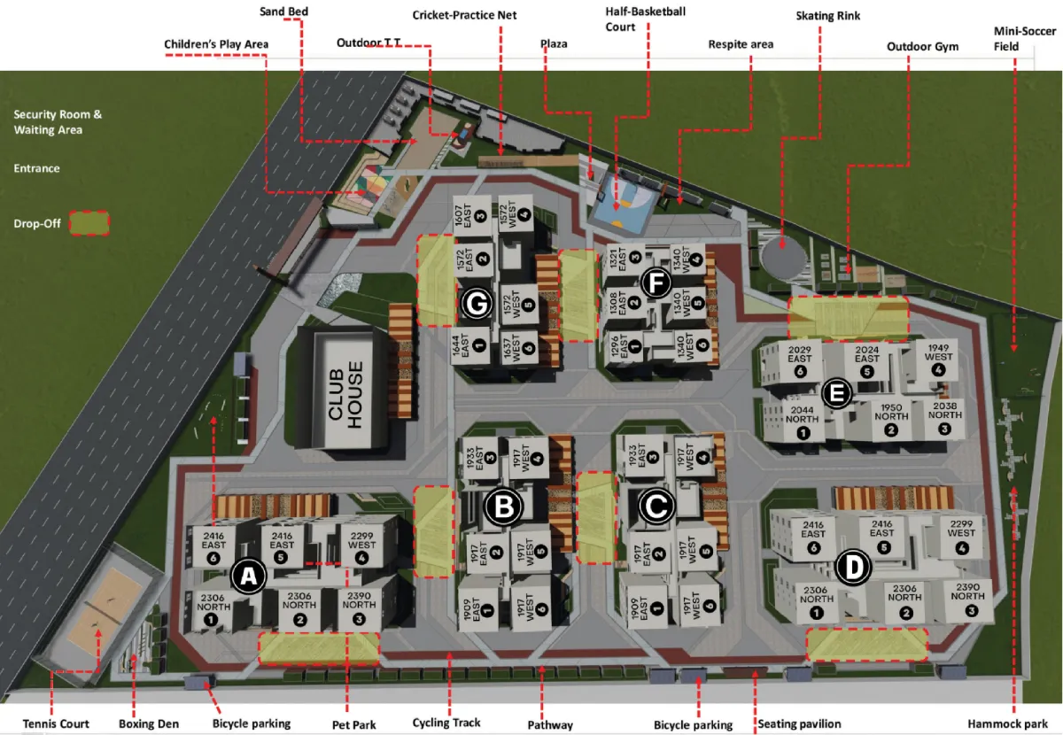 Candeur-Lakescape-Kondapur-Master-Plan