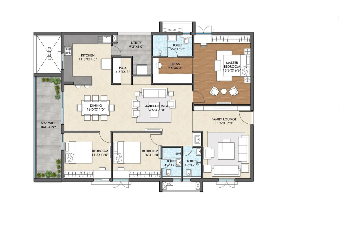 GHR-Titania-Kondapur-Floor-Plan-3BBHK