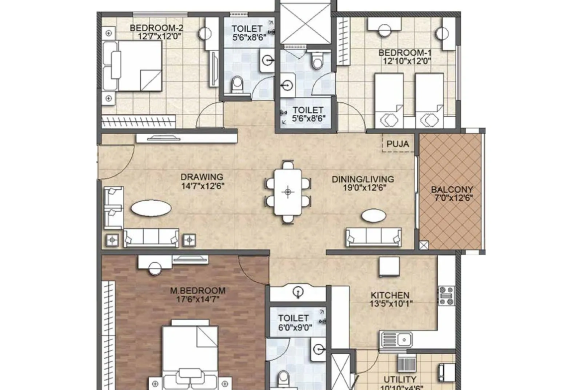 Auro-Regent-Kondapur-Floor-Plan-2151-sft