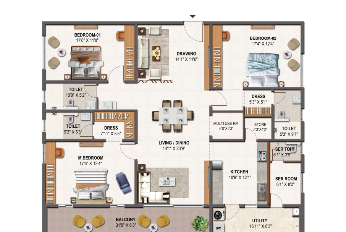 Nakshatra-KPHB-NORTH-FACING-3BHK-2968