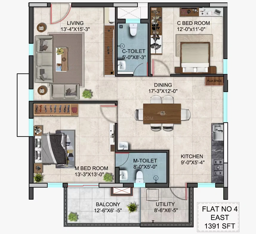 AAKRITI-MIRO-TELLAPUR-FLOOR-PLAN-EAST-1391