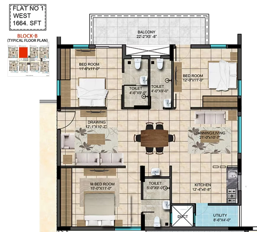 AAKRITI-MIRO-TELLAPUR-FLOOR-PLAN-WEST-1664