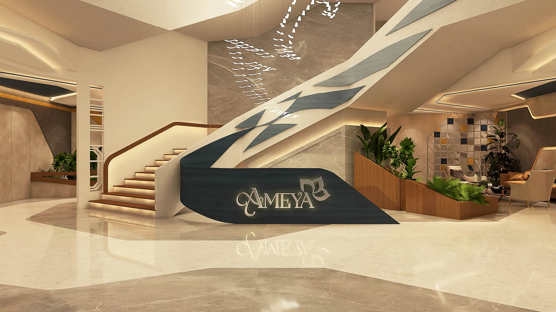 ASPIRE-AMEYA-MIYAPUR-LOBBY