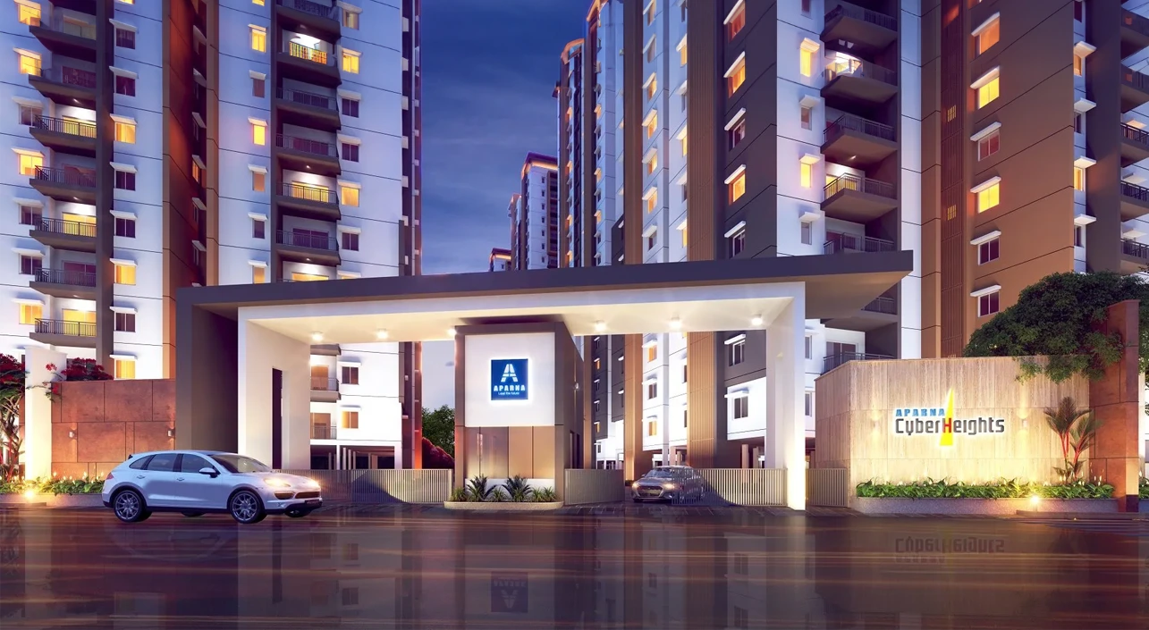 APARNA-CYBERHEIGHTS-TELLAPUR-GRAND ENTRANCE