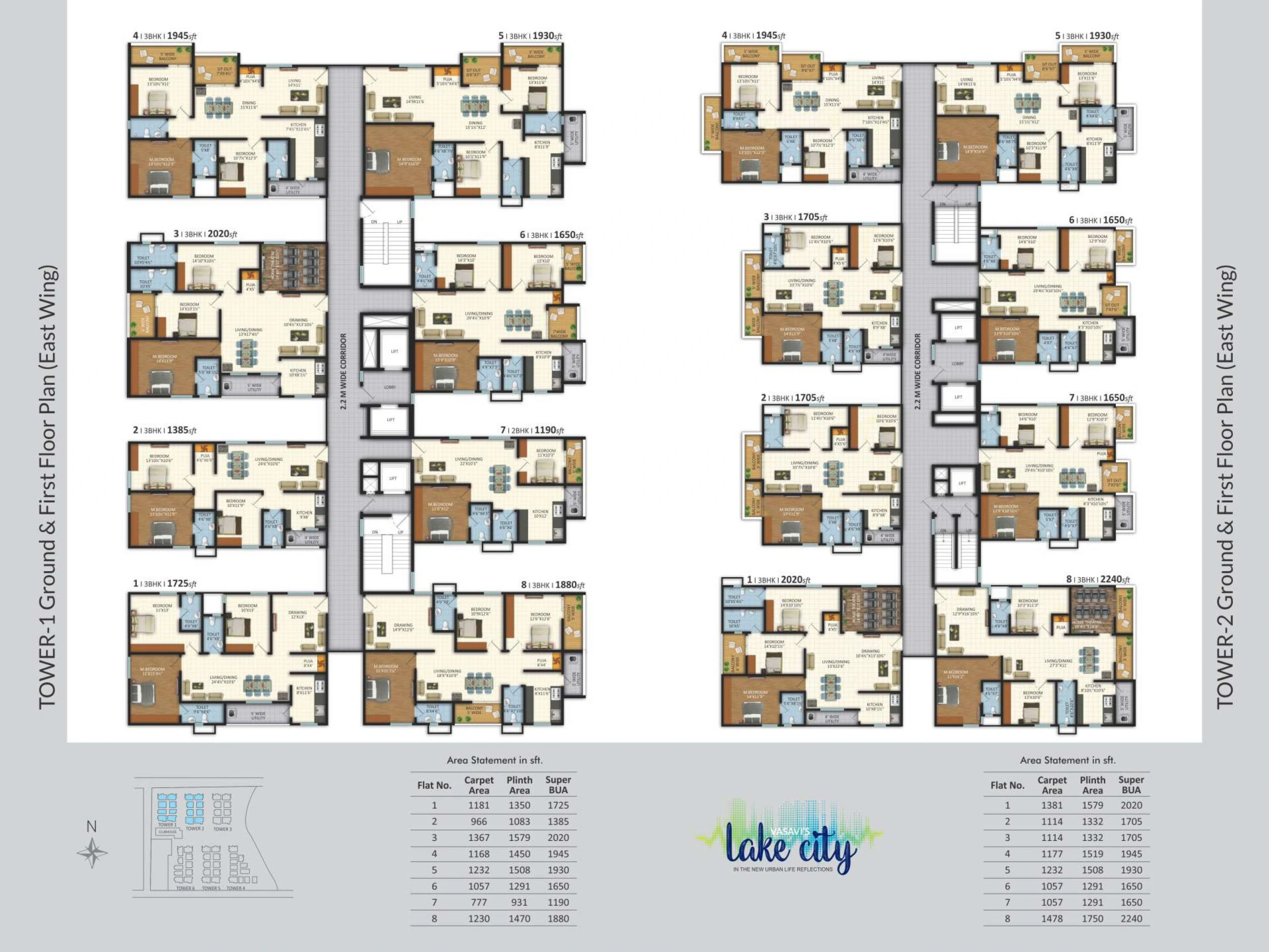 vasavi-lakecity-hafeezpet-floor-plan-east-wing