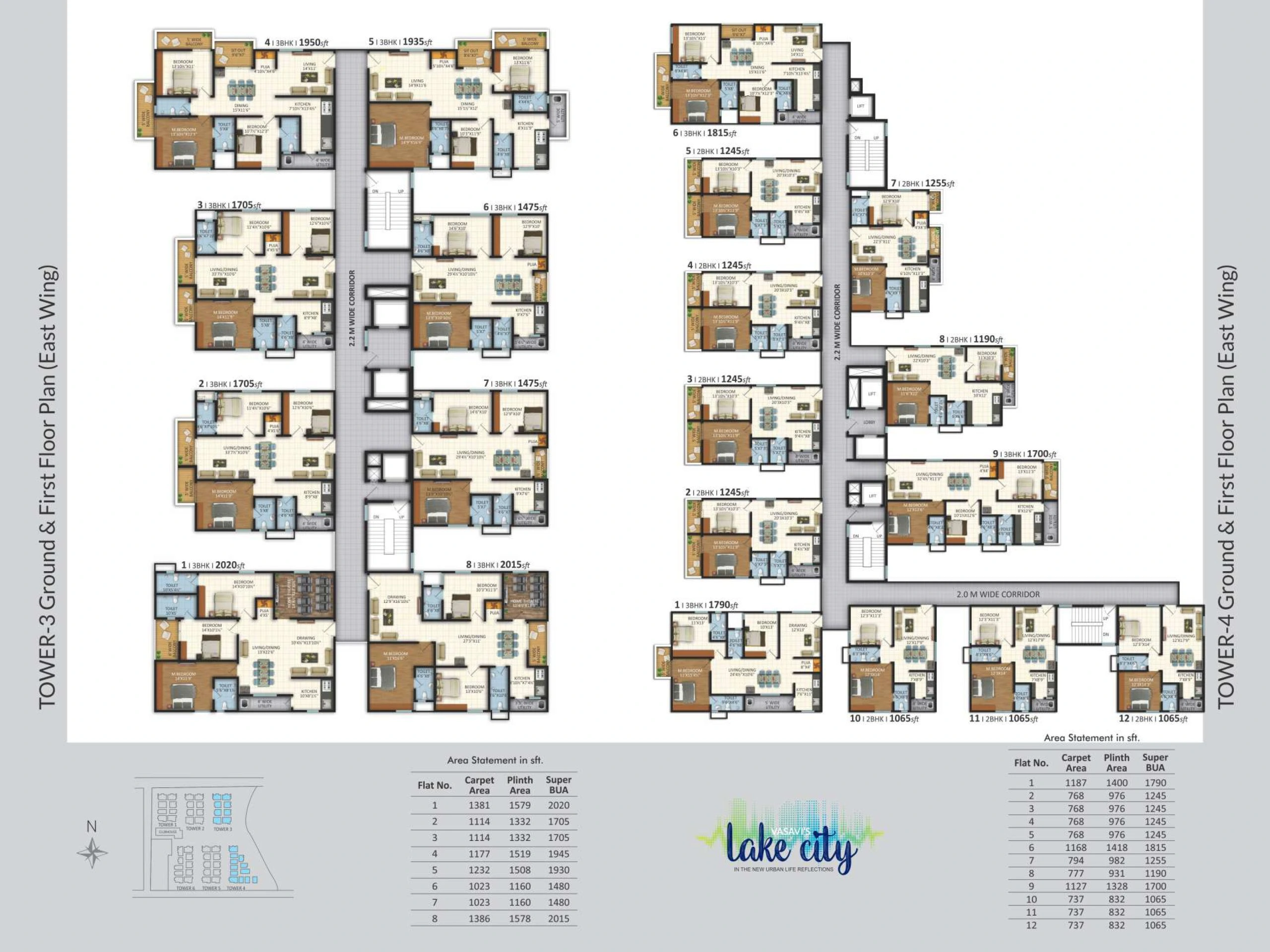 vasavi-lakecity-hafeezpet-floor-plan-east-wing