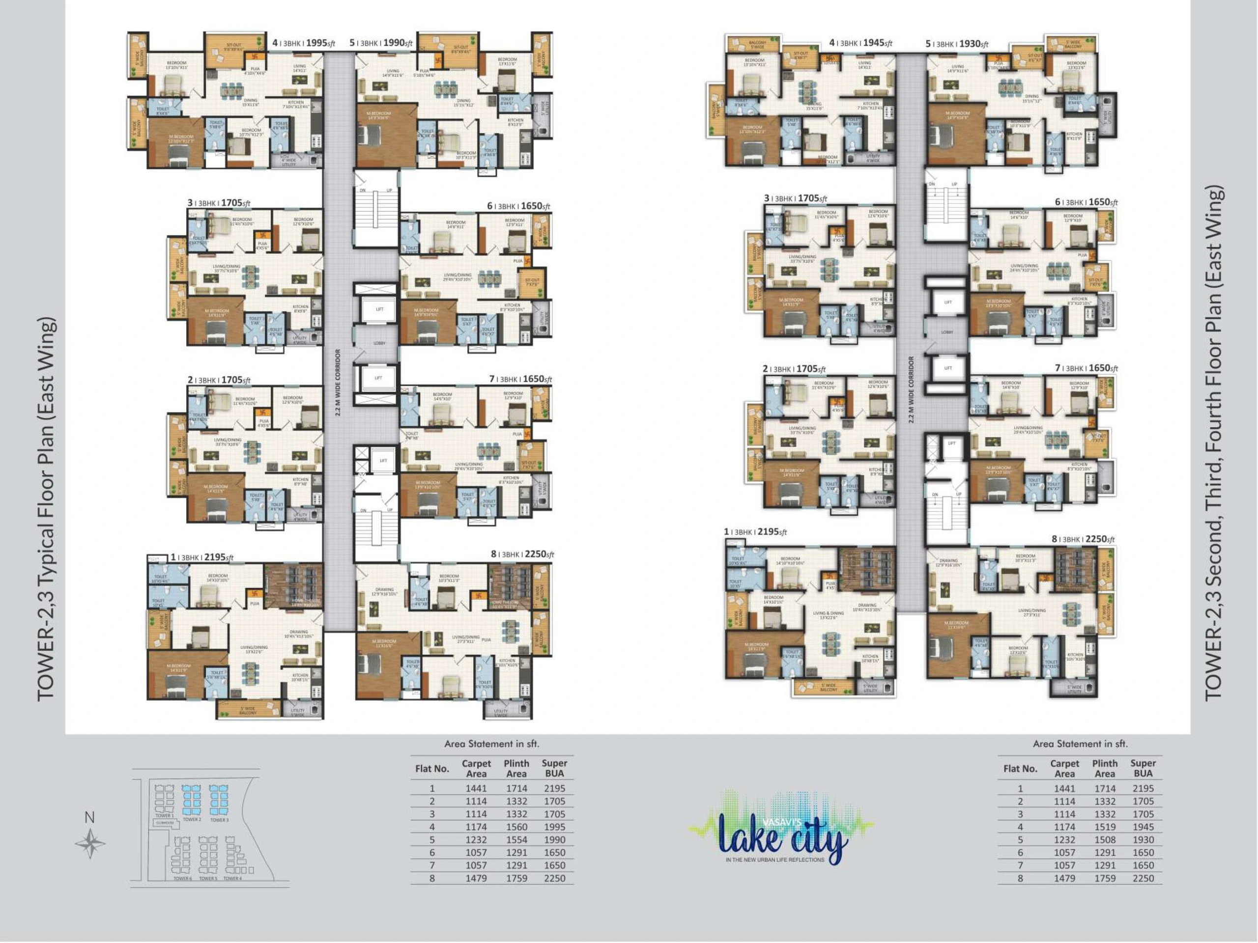 vasavi-lakecity-hafeezpet-floor-plan-east-wing