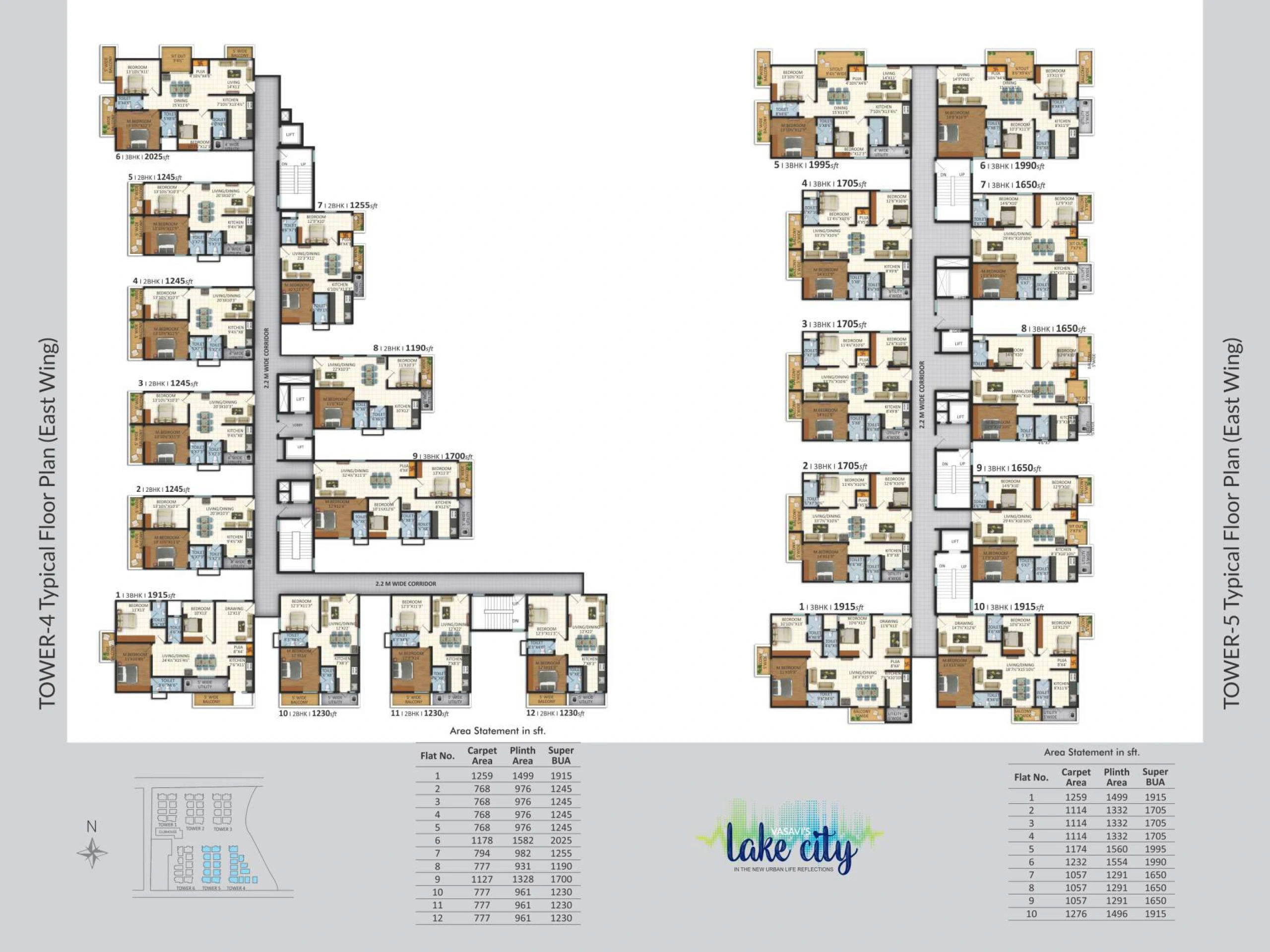 vasavi-lakecity-hafeezpet-floor-plan-east-wing