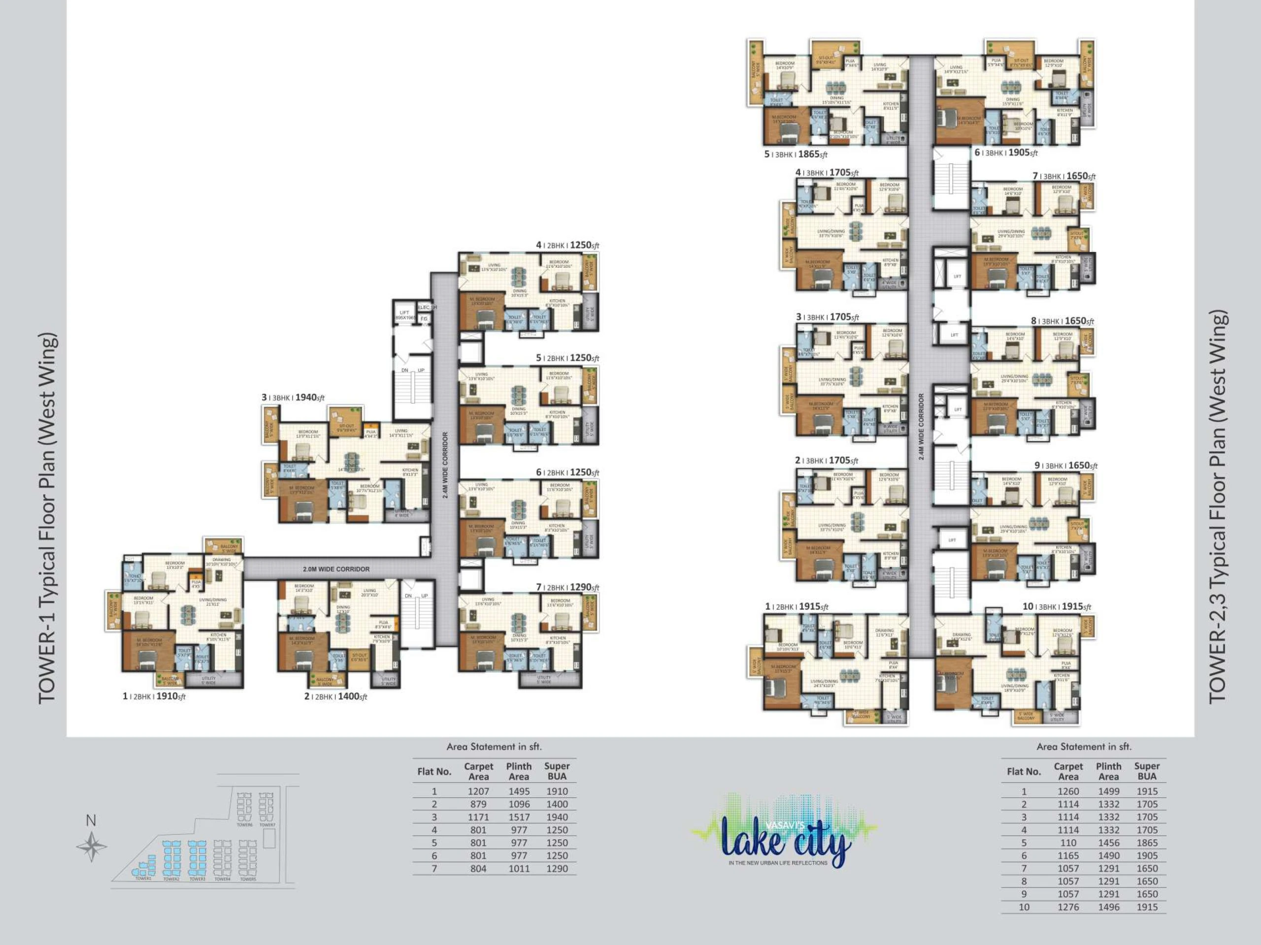 vasavi-lakecity-hafeezpet-floor-plan-west-wing